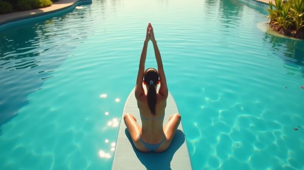 Migliora il tuo equilibrio con il sup yoga sull'acqua